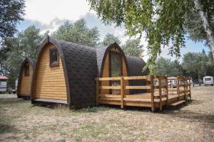 glamping pod madera camping