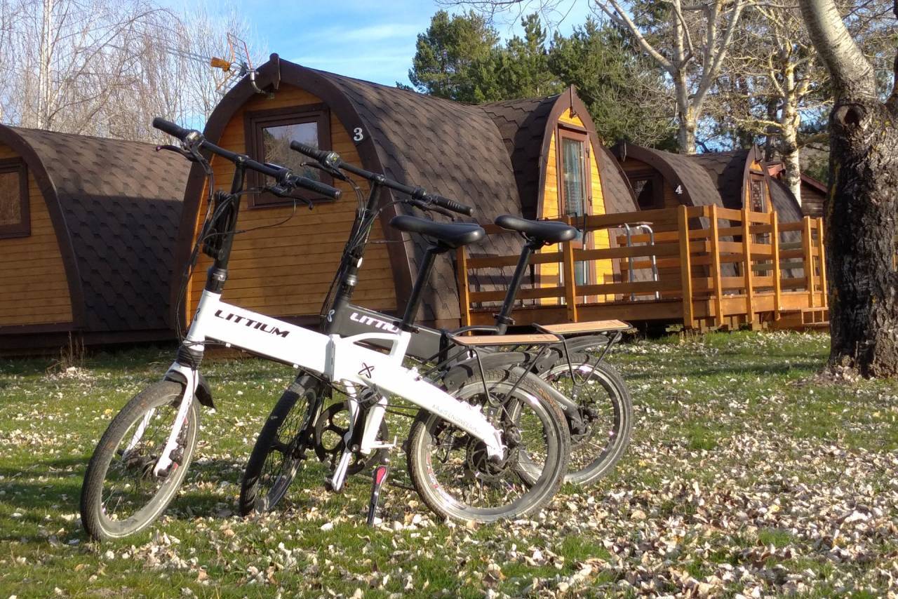 oferta bicis electricas camping rutas Burgos