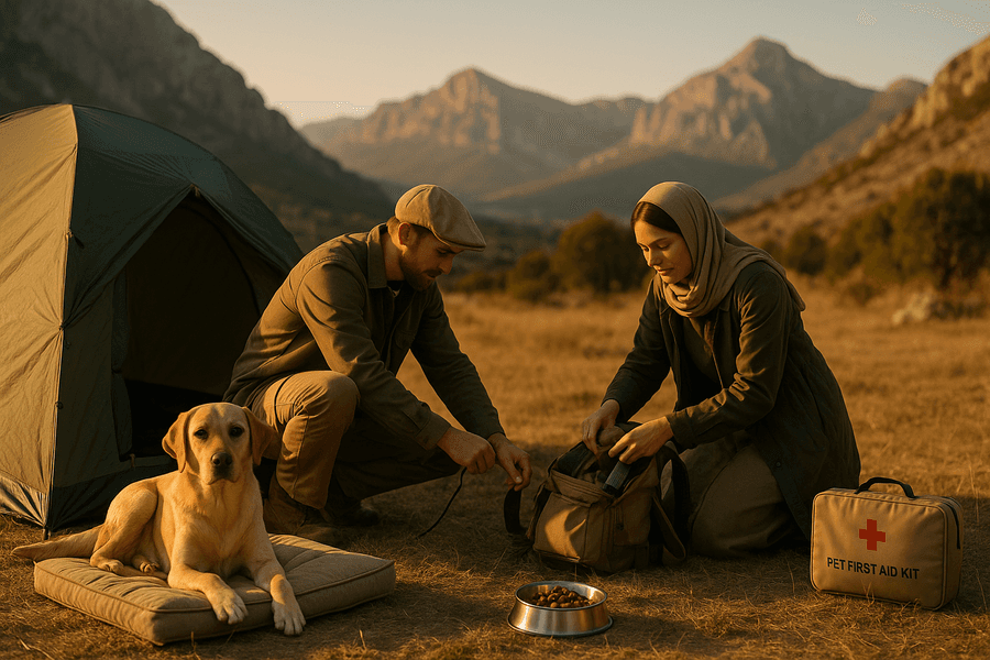 Organiza un camping con tu mascota eligiendo destinos pet-friendly. Lleva cama, comida y botiquín. Usa correas, cuida su seguridad y contacta veterinarios si es necesario.