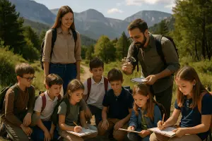 Disfruta de una escapada familiar educativa al aire libre, con actividades de naturaleza, arte y ciencia, fomentando el respeto y la cooperación.