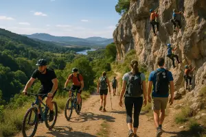 Explora el paraíso de deporte y naturaleza en Burgos. Disfruta de senderismo, ciclismo, escalada y deportes acuáticos con vistas impresionantes y vida saludable.