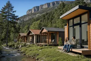 Despierta rodeado de naturaleza eligiendo tu bungalow ideal, desde rústico a moderno. Personaliza tu experiencia y vive unas vacaciones inolvidables.